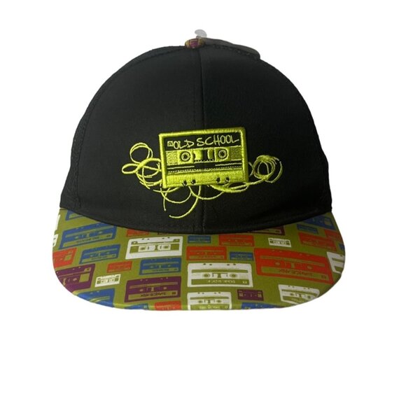 Pugs Baseball Hat Old School Music Cassette Tape Deck Flat Bill Mesh New - Picture 1 of 13